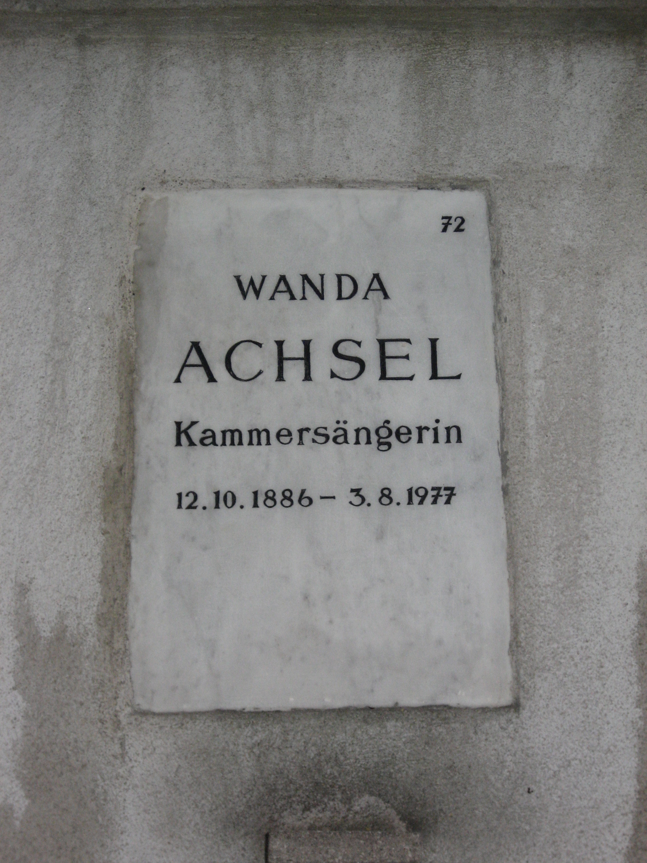 Wanda ACHSEL